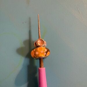 Pandora  Polka Dot Charm & 3 stone Pandora charm